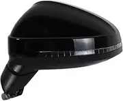 ZUXIM Side View Mirror, for, A5 F5 8W 2017-2022 Rear View Mirror Accessories Side View Mirror Assembly Rear View Mirror Assembly(BLACK 8 Wire Black-Left(Passenger Side))