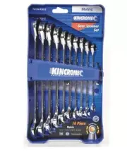 NEW Kincrome 10 Piece Peripheral Drive™ Metric Geared Spanner Set