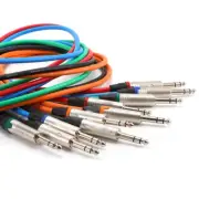Speaker Cable 1/4" Audio 6.35 Cable Plug Stereo Mic Wire Auto PC Car Guitar Cord