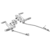 CNC Forward Control Footpegs For Harley Sportster Super Low XL883L XL1200L 04-13