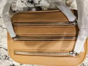 Rebecca Minkoff Leather Belt Bag Camel Color Multiple Pockets and Zippers