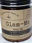 Malicious Women Candle Co. GLAM MA Rebel Rose Scent. 45 hour burn time.