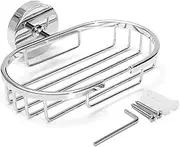Aothpher Soap Dishes for Bathroom with Drainage Stainless Steel Wall Mounted Soap Holder, Polished Finish