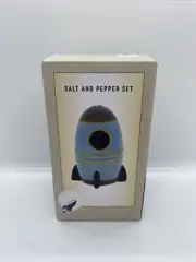 Rocket Ship Salt and Pepper Set Cracker Barrel Exclusive NIB