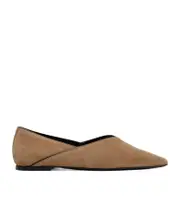 suede ballet flats 35,36,37,38,40,41 Brown