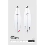 不用出國帶板 已經是出清價CHANNEL ISLANDS SURFBOARDS CI衝浪板 TWO HAPPY 6.0'