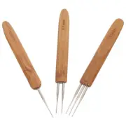 3pcs Dreadlocks Crochet Hooks for Hair 0.5mm Crochet Needles for Hair Dreadlock