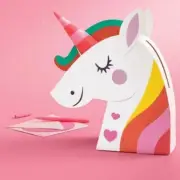 Spritz Unicorn Mailbox Craft Kit for Kids – Valentine DIY Project – NWT