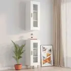 Wooden Wall Mount Floating Sideboard Buffet Cabinet Storage Shelf Cupboard White
