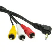 6ft Camcorder Cable, 3.5mm Male to RCA Audio / Video 10A1-04106