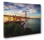 San Francisco Golden Gate Bridge Gallery CANVAS WALL ART PRINT (Ready to Hang)