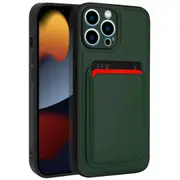ZUSLAB iPhone 13 Pro Max Case, Magnetic Detachable Card Holder Wallet Shockproof Heavy Duty Protective Cover for Apple (2021) - Green