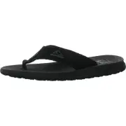Reef Mens Phantoms Black Thongs Slide Flip-Flops Sandals 6 Medium (D) BHFO 9997