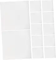KOCKSHION Essential Dehydrator Mats 12 Silicone Sheets for Food Drying Non-stick Reusable Baking Accessories Home Use