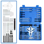 47pcs Harmonic Balancer Kit Set Gear Puller Pulley Steering Wheel Removal Tool