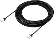 Elecom ECLD-GPASSTB100 LAN Cable, CAT6A, 32.8 ft (10 m), No Cracks, Super Slim, Black
