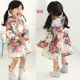 女童小童兒童雨衣韓國時尚甜美花朵可愛學生大帽檐雨披防水服親子