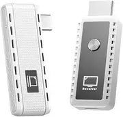 Aswalling Wireless Transmitter Receiver -Compatible 1080P@60HZ 30M for TV Projecto Mini Plug and Play