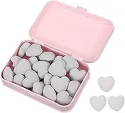 uxcell 20 Pcs Duvet Cover Pins to Hold Comforter Inside, Duvet Clips with Soft Fabric Material for Quilt Cushions Curtain, Gray (Heart)