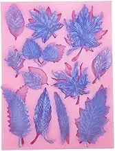 Silicone Chocolate Fondant Moulds Leaves Food Grade for Resin Candy Cake and Muffin Decorations Jelly Baking Tools