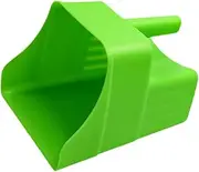 Oshhni Enclosed feed Scoop, Heavy Duty Grain Scooper with Grip, Animal feed Scooper for Ranchers, Horse, Livestock, Homesteaders