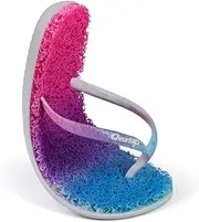 [CLEANUP] Flip Flops | Flat Colorful Blue | Exfoliating, Massaging and Relaxing | Comfortable & Lightweight Thong Sandals | 100% Vegan Recyclable Fibers |