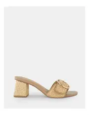 [Novo Shoes] Umayma Mules in Raffia