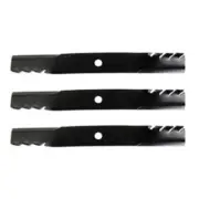Set of 3 Lawn Mower Mulching Blades Fits John Deere 60" M128485 TCU15881