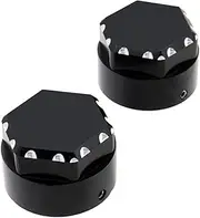 Front Fork Covers Fit for Suzuki GSX1300R Fit for Hayabusa 2008-2020 Motorcycle CNC Logo Triple Tree Stem Yoke Cap(B)