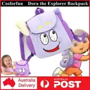 Dora The Explorer Purple Plush Toys School Backpack with Map Kids Birthday Gifts