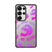 Galaxy S25 Ultra Impact Case Live Laugh Leave - Pink