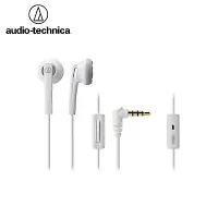 在飛比找Yahoo奇摩購物中心優惠-日本Audio-Technica鐵三角半密閉型耳道式線控耳機