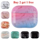 Cute Marble Design Ultra Slim Protective Case for Apple AirPods 4/3/2/1 Pro 1/2