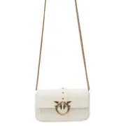 [PINKO] PINKO Love One Pocket clutch with chain Woman One Size One Size White