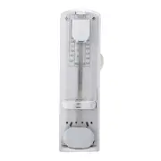 Mini Mechanical Metronome Portable 11x5x3cm White Musical Instrument Accesso CHU