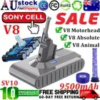 9.5Ah for Dyson V8 Battery V8 Animal Absolute SV10 Motorhead Sony Cell / Filter