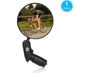 Bicycle Rear View Mirror Folding Adjustable Bicycle Mirror Steering Mirror Foldable Convex Rearview Mirror