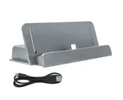 Portable Charger Station Battery Charger Case Game Host Game Charger with Stand for Switch Lite-Grey