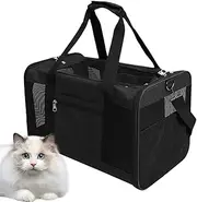 Pet Carrier Bag, Foldable Soft Cat Carrier, Kitten Carry Backpack Pet Supply Breathable for Park Outdoor Patio Going Out Home Porch Camping Beach Picnics Car Shopping