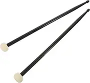 Abaodam 1 Pair Professional Double End Drumsticks Durable Performance Drumsticks for Drums Snare Drums Multi Functional and Practical for Daily Practice and Live Performances