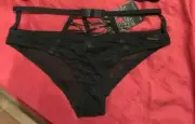 BRAS N THINGS PLAYBOY INSIDEOUT HIGH WAISTED BRAZILIAN SIZE 8 NEW WITH TAGS