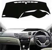 Dashboard Cover Dash Mat,for Honda Civic 9th 2012 2013 2014 2015,Anti-Scratch Dash Cover Dashboard Cover Mat Sun Shade Protect Carpet