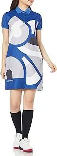 PEARLY GATES(パーリーゲイツ) Parly Gates 055-4124312 Women's Short Sleeve Dress (Absorbent, Quick Drying, Panel Logo) / Golf
