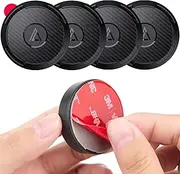 IPX8 Waterproof AirTag Holder,4 Pack Adhesive Mount 3M VHB Carbon Fiber, for Apple Airtag Case Ultra-Durable, Airtag Sticker Mount for Luggage Bike Scooters Drone Camera Hidden Case