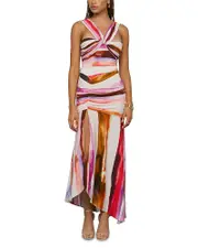 Amur Casi Jersey Midi Dress
