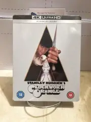 NEW A Clockwork Orange 4K SteelBook UHD Blu-ray (UK)[1971] No Dent - ShipNextDay