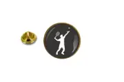 pins pin's badge metal lapel hat button badmington badminton