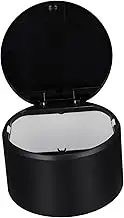LABRIMP 1pc Mini Rubbish Bin Lid Desktop Trash Can for Office Lightweight Garbage Organizer for Home Kitchen and Bathroom Use