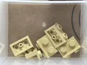 LEGO Parts - Tan Bracket 1 x 2 - 1 x 2 Inverted - No 99780 - QTY 5