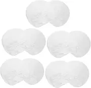 Generic 10pcs Transparent Protective Film for Table Tennis Racket Sticky Adhesive Sheet for Paddle Protection Durable Table Tennis Accessory Optimal Racket Protection Easy Application